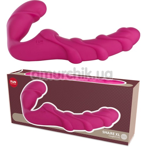 Безремневой страпон Fun Factory Share XL, розовый