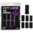 Набір з 7 насадок на пеніс Get Lock Penis Sleeve Kits, чорний - Фото №8