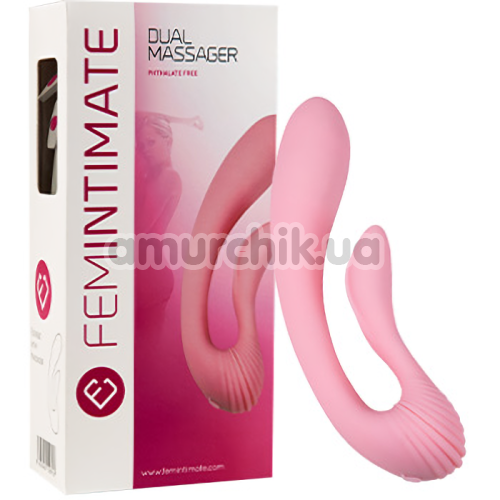 Вибратор Femintimate Dual Massager, розовый
