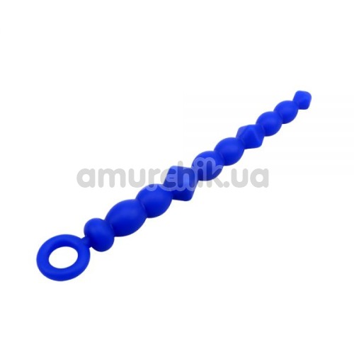 Анальная цепочка Fun Creation Bendy Beads, синяя
