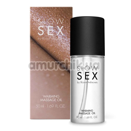 Массажное масло Bijoux Indiscrets Slow Sex Warming Massage Oil, 50 мл
