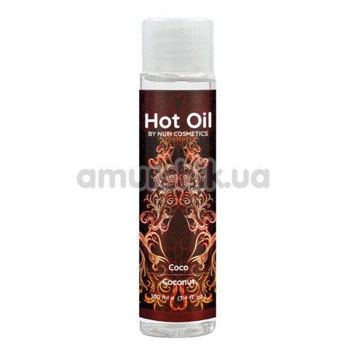 Масажна олія з зігріваючим ефектом Hot Oil By Nuei Cosmetics Coconut - кокос, 100 мл
