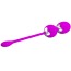 Вагінальні кульки з вібрацією Pretty Love Werner, фіолетові - Фото №3