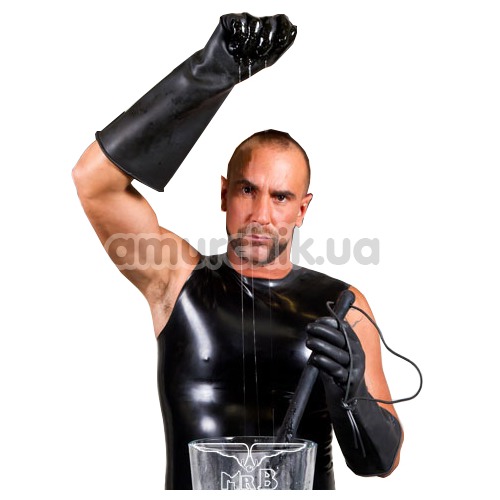 Перчатки Thick Industrial Rubber Gloves, черные