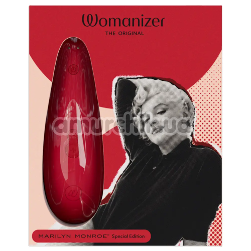 Симулятор орального сексу для жінок Womanizer The Original Marilyn Monroe, червоний