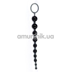 Анальная цепочка Oriental Jelly Butt Beads черная - Фото №1