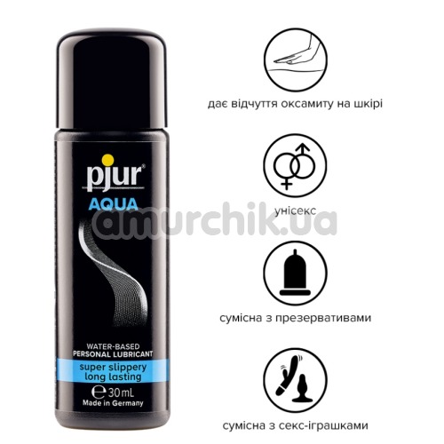 Лубрикант мужской Pjur Aqua, 30 ml