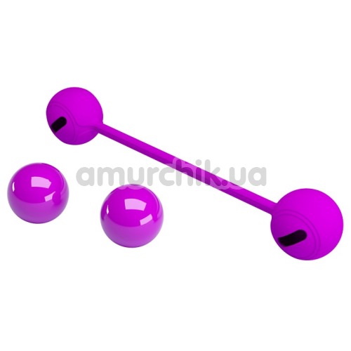 Вагинальные шарики Pretty Love Kegel Ball III, фиолетовые