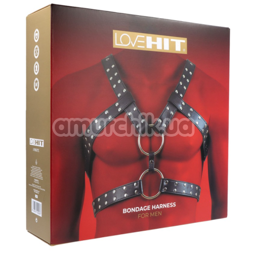 Портупея Love Hit Bondage Harness For Men Mod. 6, черная