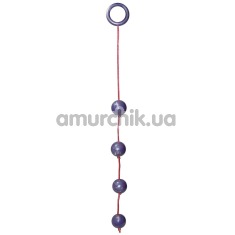 Анальная цепочка Sensation Anal Beads Large, фиолетовая - Фото №1