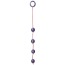 Анальний ланцюжок Sensation Anal Beads Large, фіолетовий - Фото №1