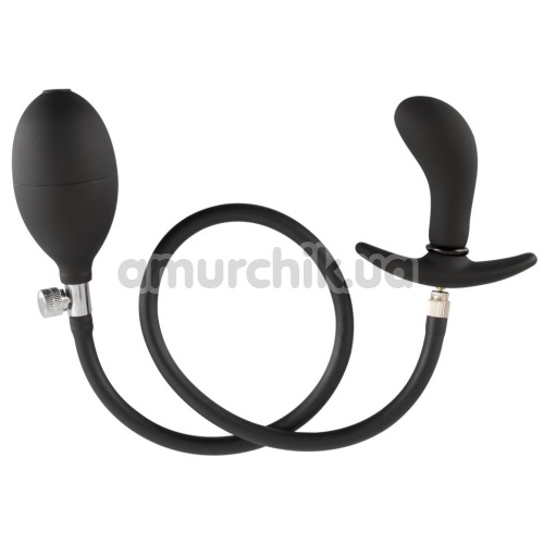 Анальный расширитель Inflatable Plug, черный - Фото №1