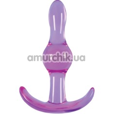 Анальна пробка Jelly Rancher Wave T-plug, фіолетова - Фото №1