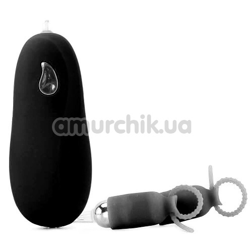 Зажимы для сосков с вибрацией Nipple Play Silicone Vibrating Nipple Pleasurizer, черные