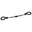 Наручники Bad Kitty Naughty Toys Cuffs Rope, чорні - Фото №2