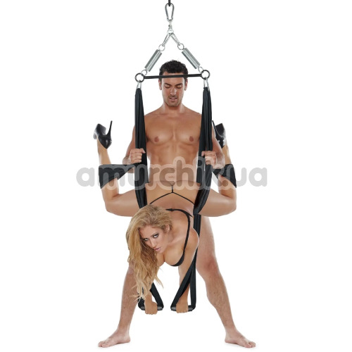 Секс-гойдалка Whipsmart Yoga Pleasure Swing, чорна