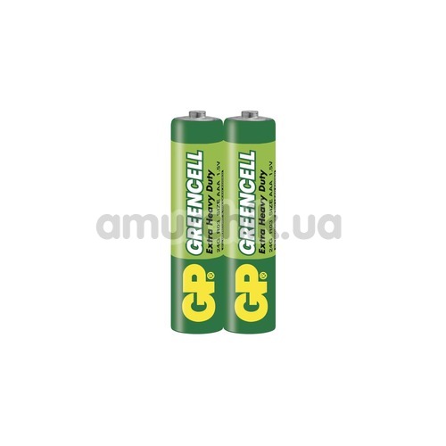 Батарейки GP Greencell Extra Heavy Duty ААА, 2 шт