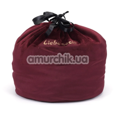 Чехол для хранения секс-игрушек Liebe Seele Wine Red Storage Bag Cylindrical, бордовый - Фото №1