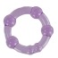 Набір ерекційних кілець Silicone Island Rings фіолетовий, 3 шт - Фото №4