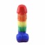 Свічка у вигляді пеніса Rainbow Pecker Party Candle, мультикольорова - Фото №2