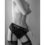 Трусики для страпона с подвязками Strap-On-Me Diva Harness, черные - Фото №6