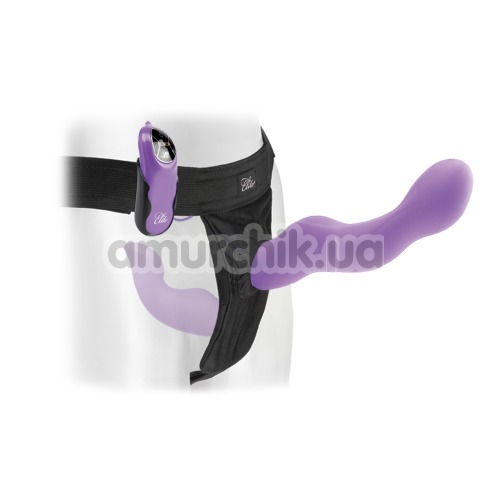 Подвійний страпон з вібрацією Vibrating Penetrix Dildo, фіолетовий
