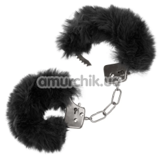 Наручники Ultra Fluffy Furry Cuffs, черные - Фото №1