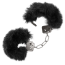 Наручники Ultra Fluffy Furry Cuffs, черные - Фото №0