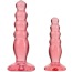 Набор анальных пробок Crystal Jellies Anal Delight Trainer Kit, розовый - Фото №2