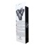 Анальна пробка з чорним хвостиком Boss Series Fox Tail XL, срібна - Фото №7