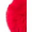 Анальная пробка с красным хвостиком Toyfa Metal 712025, серебряная - Фото №4