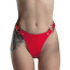 Трусики Feral Feelings String Bikini Leather, червоні - Фото №1
