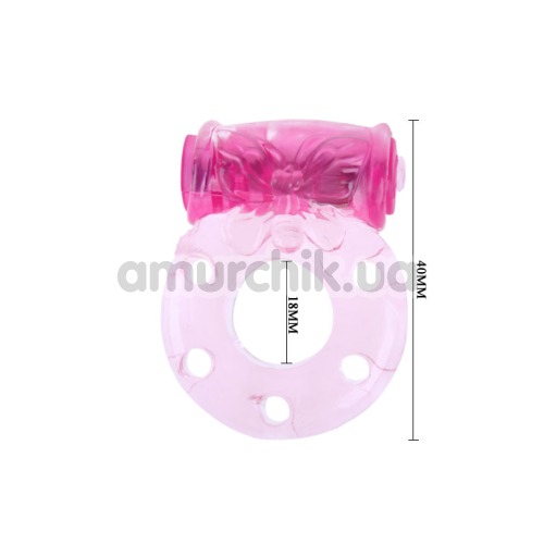 Виброкольцо Vibrator, розовое