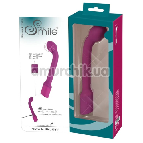 Вибратор для точки G Sweet Smile G-Spot Vibrator, фиолетовый