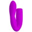 Вибратор клиторальный и точки G Pretty Love Quintion, фиолетовый - Фото №3