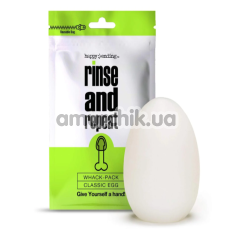 Мастурбатор Happy Ending Rinse And Repeat Whack Pack Classic Egg, белый - Фото №1