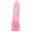 Фалоімітатор Hi-Rubber 7.7 Inch, рожевий - Фото №3