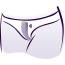 Клиторальный вибратор Amor Vibratissimo Panty Buster, фиолетовый - Фото №11
