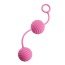 Вагінальні кульки Pleasure Balls, рожеві - Фото №1