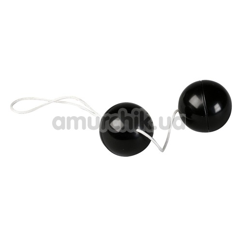 Вагінальні кульки SuperSoft Orgasmus Balls, чорні - Фото №1
