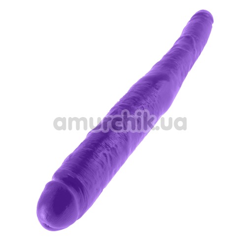 Двухконечный фаллоимитатор Double Dillio, фиолетовый