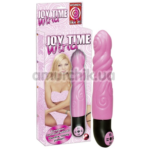 Вибратор Joy Time Wind, розовый