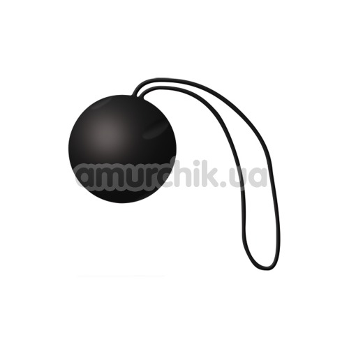 Вагинальный шарик Joyballs Single, черный - Фото №1