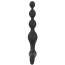 Анальная цепочка с вибрацией Black Velvets Rechargeable Anal Beads, черная - Фото №2