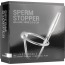 Уретральная вставка с набором эрекционных колец Unbendable Sperm Stopper Hollow Ring SIN008, серебряная - Фото №5