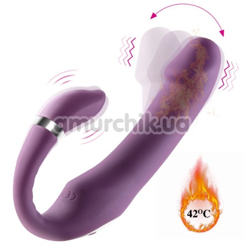 Вибратор клиторальный и точки G PL-VR274, фиолетовый