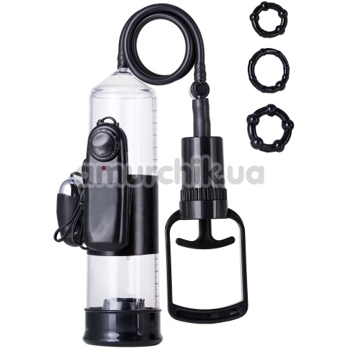 Вакуумна помпа з вібрацією A-Toys Vacuum Pump 769010, чорна - Фото №1
