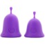 Набор из 2 менструальных чаш Jimmyjane Intimate Care Menstrual Cups, фиолетовый - Фото №3