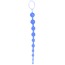 Анальная цепочка Oriental Jelly Butt Beads синяя - Фото №0