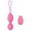 Вагінальні кульки з вібрацією M-Mello Ridged Vibrating Bullet, рожеві - Фото №3
